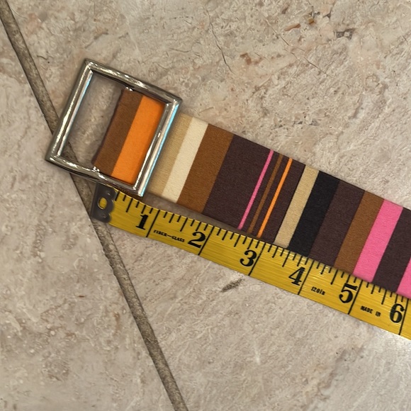 Striped adjustable belt from AS Designs. - Picture 4 of 5